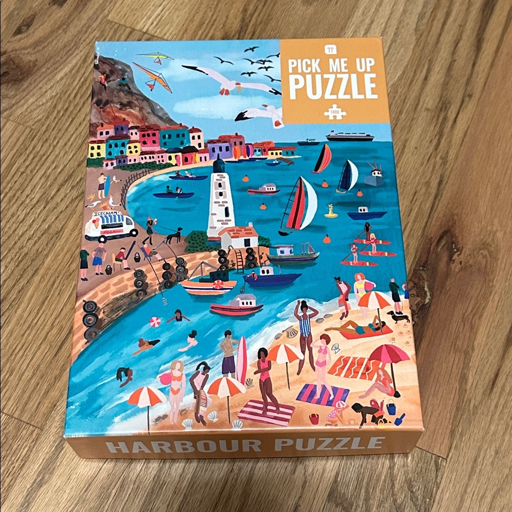 Talking Tables Pick Me Up Puzzle- Harbour Puzzle 1000 piece Puzzle